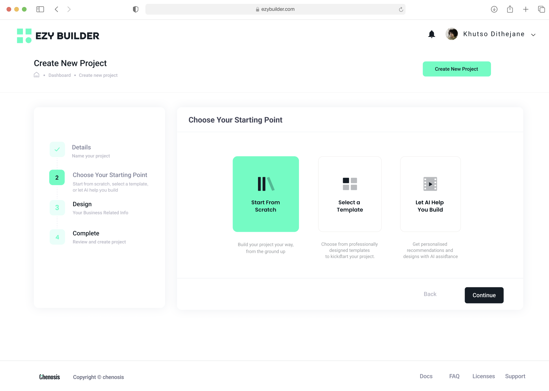 Ezy builder website builder